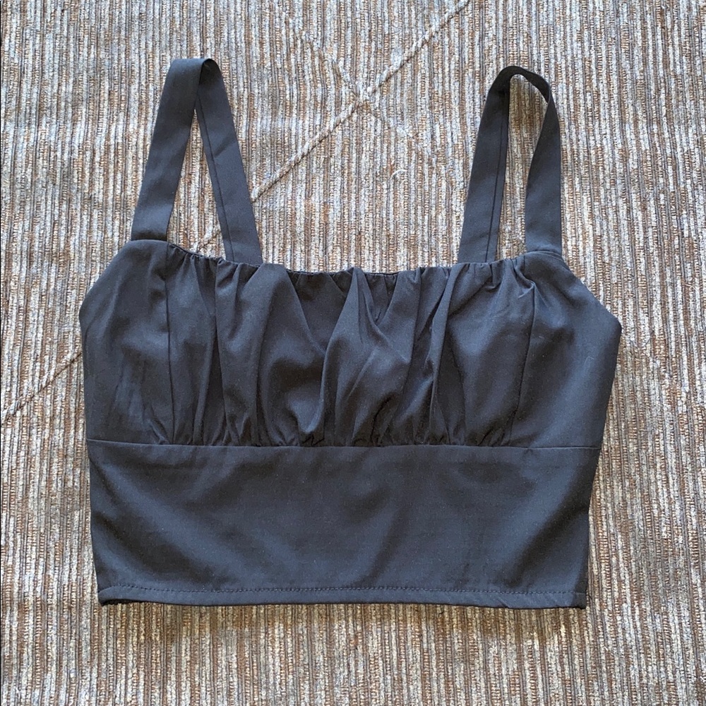 Black Crop Top